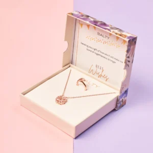 radiant rose gold love box